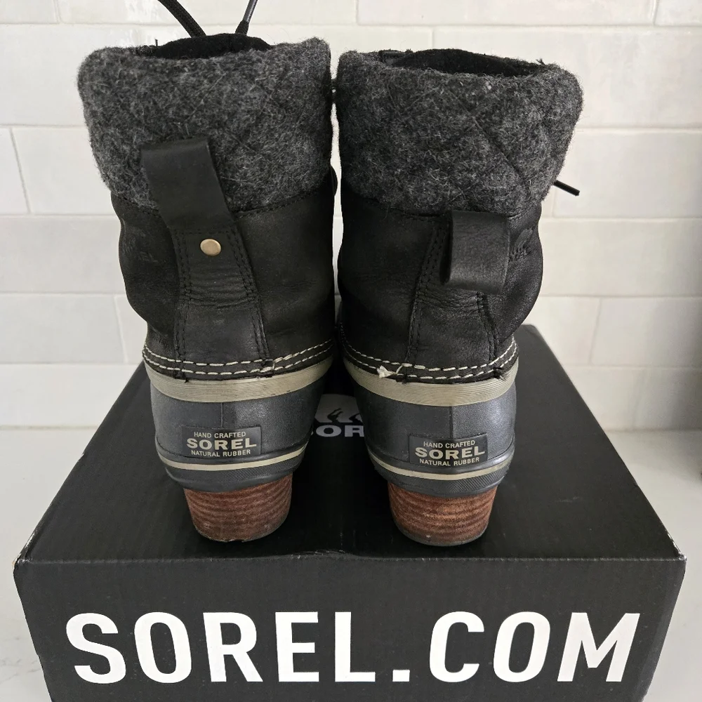 Sorel Slimpack II Lace-Up Waterproof Leather Insulated Rubber Winter Snow Boot 9 - Picture 4 of 9